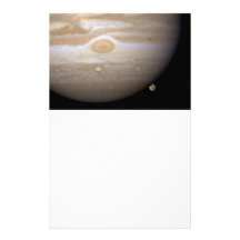 Jupiter und Ganymede Druckpapiere