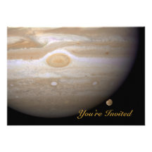 Jupiter und Ganymede Einladungskarte