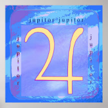 JUPITOR Gold Plakatdrucke