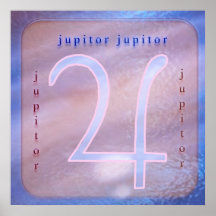 JUPITOR Gold Plakatdrucke