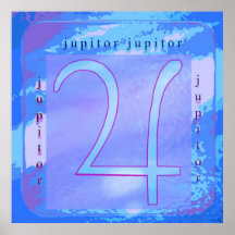 JUPITOR Gold Posterdruck