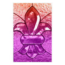 Juwel-Glas Lilien-Flor New Orleans Druckpapier