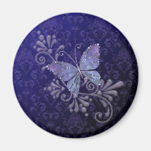 Juwel-Schmetterling Kühlschrankmagnete