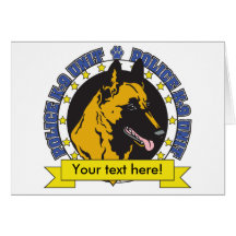 K9 Belgier Malinois Grußkarten