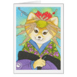 Kabuki Shiba Inu Magnet Karte