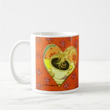 'Kaffee-Herz #1 " Kaffee Tassen