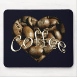 Kaffee-Herz Mousepad