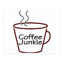 Kaffee-Junkie postkarten