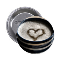 Kaffee-Liebe Buttons