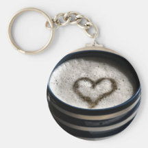 Kaffee-Liebe Schlüsselband