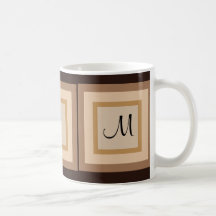 Kaffee-Liebhaber-Monogramm Teetassen