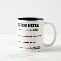 Kaffee-Meter Teetasse