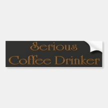 Kaffee-Trinker-Autoaufkleber