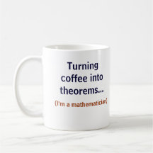 Kaffee und Mathe Tee Tasse