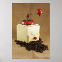 Kaffeemühle Plakat