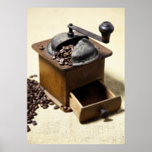 Kaffeemühle Plakat