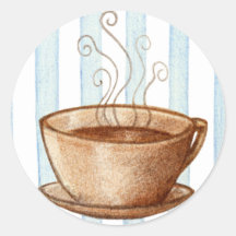 Kaffeetasse-Aufkleber