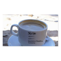 Kaffeetasse-Visitenkarte