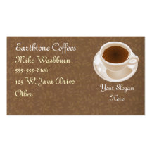Kaffeetasse-Visitenkarte