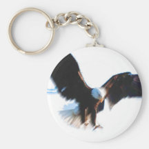 Kahle Amerikaner-Eagle-Landung Schlüsselanhänger