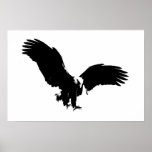 Kahle Plakate Amerikaner-Eagle-Plakat-Druck BWs Ea