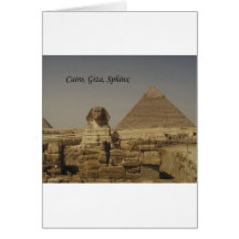 Kairo, Giseh, die Sphinx (St.K.) Karte