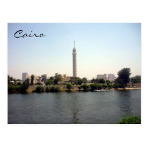Kairo-Turmfluß Postkarte