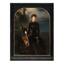 Kaiserin Elisabeth Reitpferdesidesaddle #022SS Postkarten