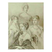 Kaiserin Eugenie von Frankreich #002F Postkarte