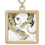 Kakao-aufgerollter Drache Personalisierter Schmuck