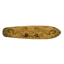 Kakifarbiges CDH Wings Skateboard Individuelle Decks