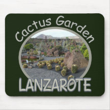 Kaktus-Garten mousepad