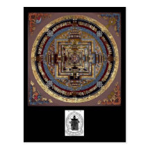 Kalachakra Mandala eine Postkarte