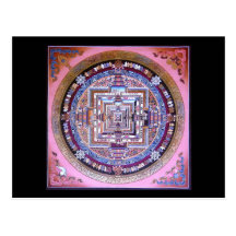 Kalachakra Mandala Postkarte