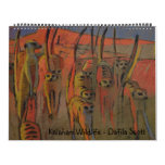 Kalahari-wild lebende Tiere - Kalender