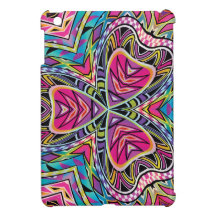 Kaleidoscope Aztec inspired pattern Case For The iPad Mini