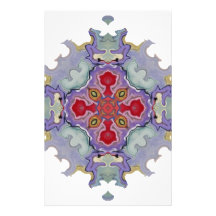 Kaleidoskopkreuz Bedrucktes Papier