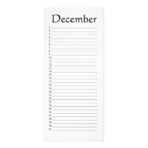 Kalender-Dezember-Psalm-136:6 Kartendruck
