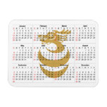 Kalender-Golddrache Prämien-Magnet