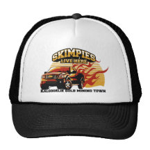Kalgoorlie Skimpies image with truck Mesh Hat