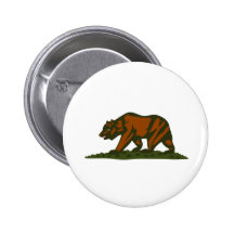 Kalifornien-Bär Buttons