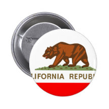 Kalifornien-Flagge Buttons
