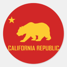 Kalifornien-Republik-Aufkleber