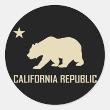 Kalifornien-Republik-Aufkleber