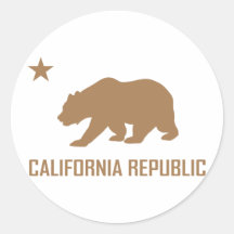 Kalifornien-Republik-Aufkleber