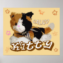 KALIKO-MIEZEKATZE PLAKATDRUCK