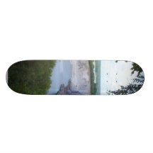 Kalkstein-Steinbruch-Landschaft Personalisiertes Skateboard