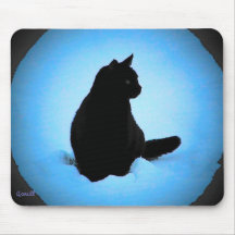 Kalte Katze durch djoneill Mousepads