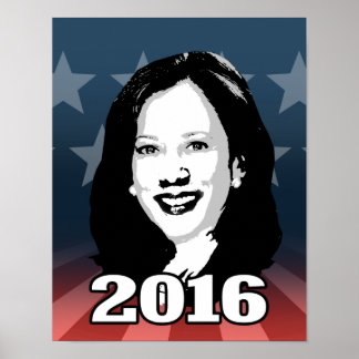 KAMALA HARRIS Kandidat 2016 Poster