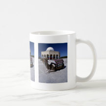 Kamel, das vor Haube, Monastir, Tunesien stillsteh Tee Tasse
